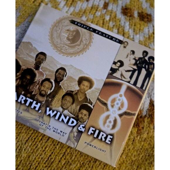 Earth Wind & Fire Triple Feature 3-CD Set - Picture 3 of 5